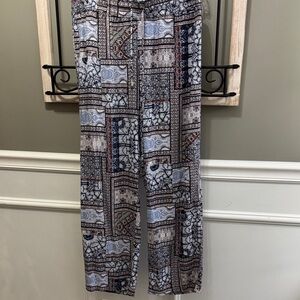 Artisan Ny  Geometric Pattern Pants M